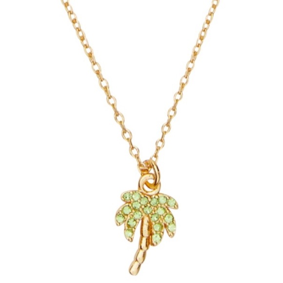$68 Kate Spade California Dreaming Pave Mini Palm Tree Pendant Necklace - Picture 7 of 10